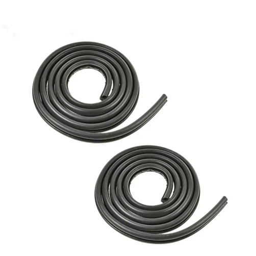 South Mud Bay Door Seals Rubber Weatherstrip Front Pair Set Compatible with 1AWSK00237