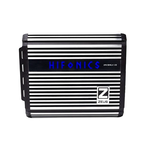 Hifonics ZRX1016.4V2 Zeus ZRX V2 Compact 1000 Watt Super D-Class Full Range Four Channel Amplifier