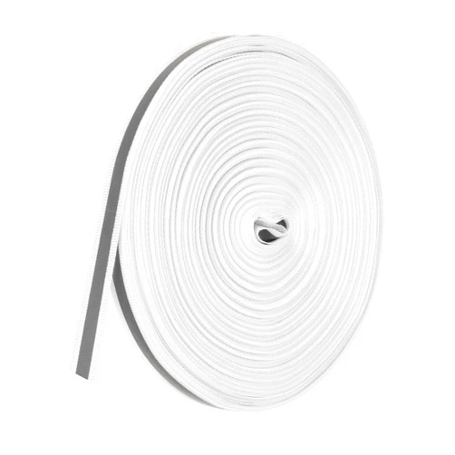 PATIKIL Reflective Tape Strip, 10mm x 50yards High Visibility Reflective Tape Sew-on DIY Warning Safety Fabric Webbing for Clothing Raincoats, White