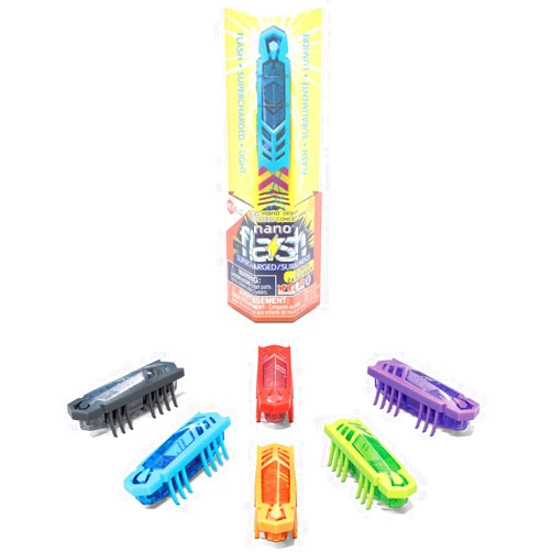 HEXBUG Flash Nano Single - Interactive Sensory Vibration Toy for Kids - Assorted Colors
