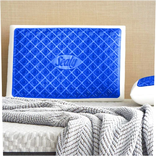 Sealy SealyChill Gel Memory Foam Pillow, Standard (Pack of 1)