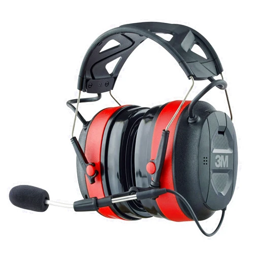 3M Pro-Comms Electronic Hearing Protector, Wireless Earmuffs With Bluetooth Technology & External Noise-Canceling Boom Microphone, Noise Reduction Rating (NRR) 26 dB, Premium Gel Cushions (90546-SIOC)