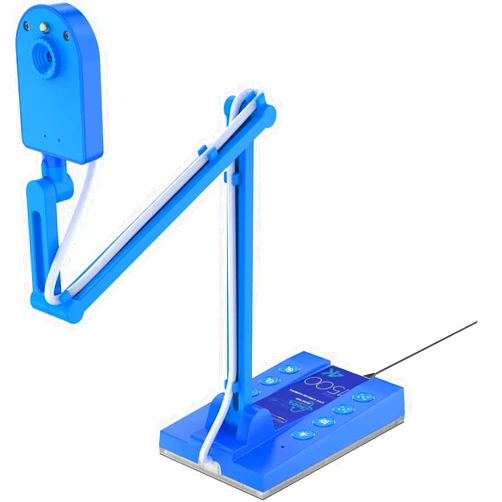 TreasLin USB Document Camera 15MP Document Camera for Teachers, Remote Learning, Classroom Presentations, Art Classes Online Teaching with Multi Angle Rotation Adjustment LED Light