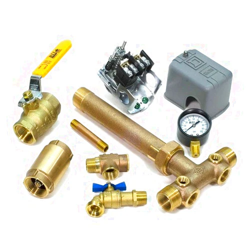 American Granby 1 x 11 Tank Tee Kit with UNION + VALVES Installation Package for Water Well Pressure Tank with SQUARE D 40/60 FSG2 pressure switch NO LEAD