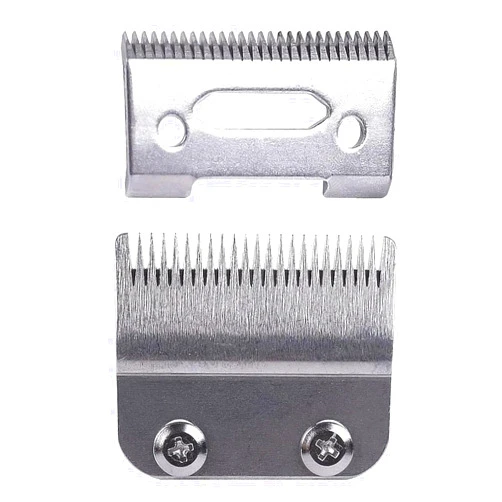 GERILKAI Professional Adjustable Clippers Blades - Precision 2 Holes Adjustable Hair Clipper Parts Blade for Wahl 8148, Wahl Senior Cordless Clipper, Wahl Magic Clipper(Silvery)