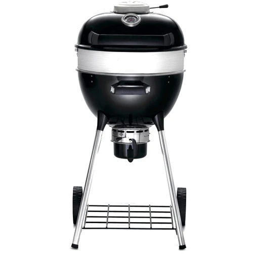 Napoleon PRO 18-Inch Charcoal Kettle Grill - PRO18K-LEG-3 - Black, Stainless Steel Spacer Ring, 240in² Cooking Area, Sturdy 4-Leg Design, 7-Inch Wheels
