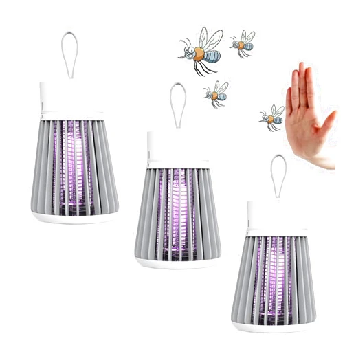 ABENERY Mozz Guard 𝑴osquito 𝒁apper 2024, New Generation Portable Cordless Mozzguard 2.0,USB Charing and Low Noise, Suitable for Indoor, Home Garden, Camping, Picnic (3pcs)