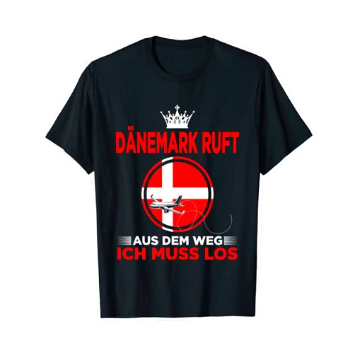 Dänisch Däne Dänemark Geschenkidee Danish Denmark Danish Flag T-Shirt