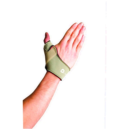 Thermoskin Flexible Thumb Splint, Right, Large, Beige