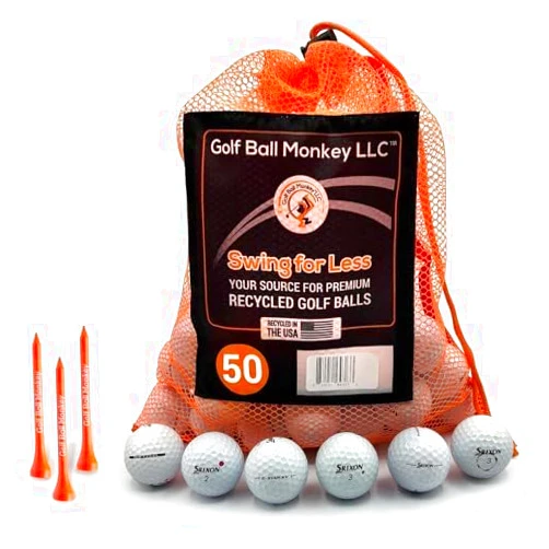 Golf Ball Monkey Cheap Recycled Golf Balls for Srixon Golf Balls Mix - Used Balls for Srixon Z Star, for Srixon Soft Feel, for Srixon Q Star & Marathon