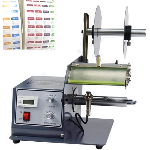 SEVEEZ Automatic Label Dispenser - Industrial Label Machine with Smart Sensor- Label Dispensing Machine for Printed, Translucent and Opaque Labels - (120 MM Width)