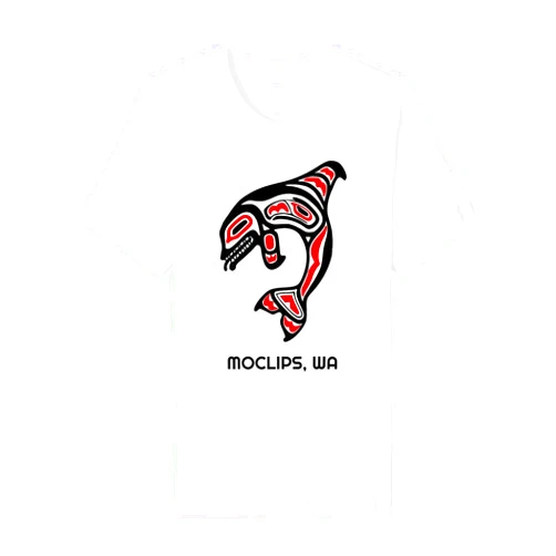 Moclips Washington Native American Orca Whales Moclips, Washington Native American Orca Killer Whales Premium T-Shirt
