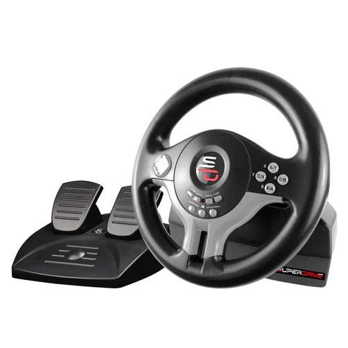 SUBSONIC Superdrive - SV250 Racing steering wheel with pedals and gearshift paddles for nintendo Switch - Ps4 - xbox Seie X/S, Xbox One - PC