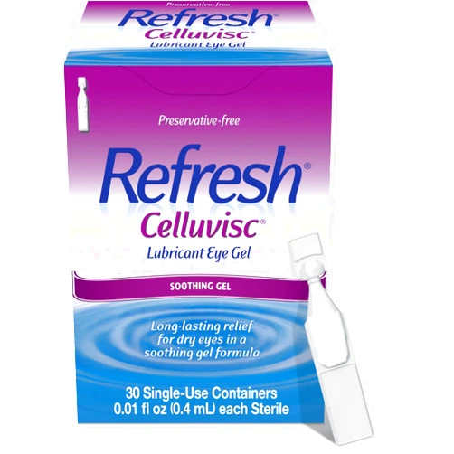 Allergan Refresh Celluvisc Lubricant Eye Gel, 30 Count Single-Use Containers