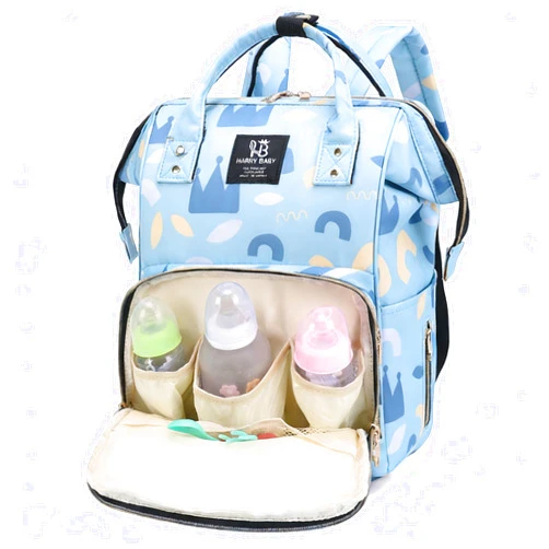 ARYNPEP Diaper Bag Backpack for Moms Baby Essentials Travel Tote Nappy Changing Bag with Insulated Pockets,Multi-Waterproof Backpack (Blue)