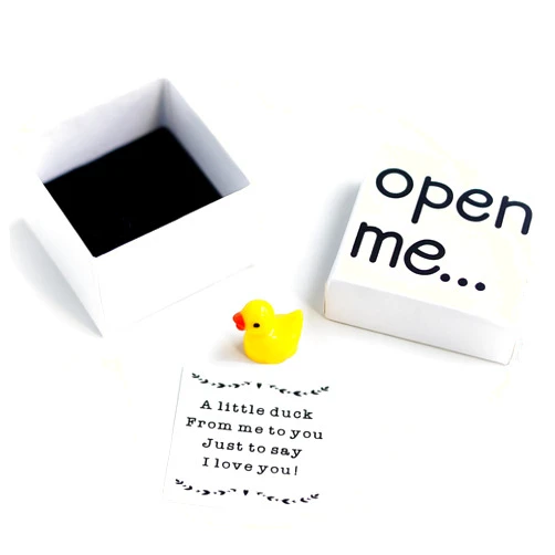 Funfeel I Love You Gift, Duck Gift, Matchbox Gift, Gift For Boyfriend, Gift For Girlfriend, Valentine's Day Gift