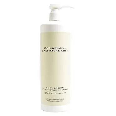 Donna Karan Cashmere Mist Body Lotion Large Size 32 oz. / 946 ml With Pump. Limited Edition. Retail Value $235