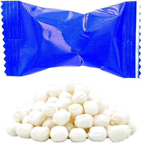 The Dreidel Company Royal Blue Buttermints, After Dinner Mints, Fat-Free, Individually Wrapped (110 Pieces)
