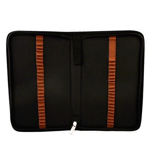 U.S. Art Supply US Art Supply 48 Slot Zippered Nylon Pencil Carry Case - Size: 11.4