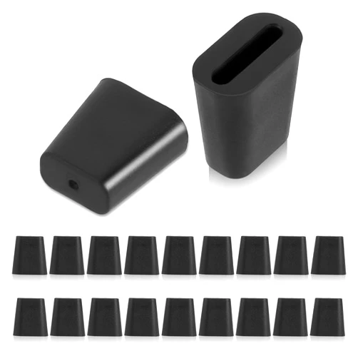 InnoHHustle 20Pcs Hard Rubber Feet for Sink Grid Sink Protecter Rubber Grid Kitchen Sink Wire Protective Rack Protecter Black Rubber Wire Bumpers Sink Protectors for Home Kitchen Sink Rack