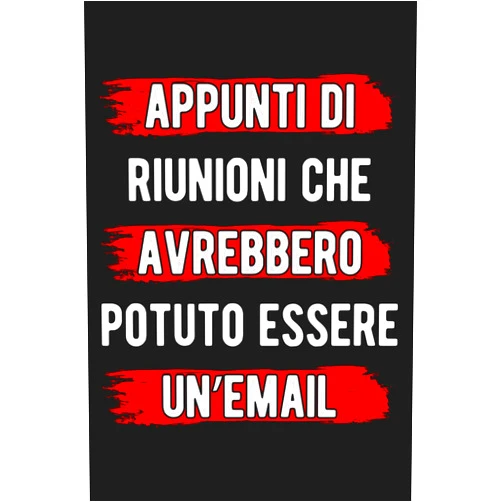 Italian Edition by Pozzo Roverso Publishing (Author) Appunti di riunioni che avrebbero potuto essere un’email: Taccuino per appunti a righe. Quaderno divertente per collega ufficio, amico, amica, parente, moglie e marito. (Italian Edition)