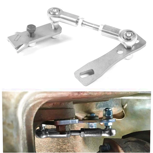 Dyno Racing Transfer Case Linkage Kit Fits For Jeep Cherokee XJ Comanche MJ （1986-2001）version Stainless steel （Easy install ）