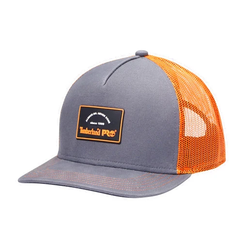 Timberland Unisex A.D.N.D. Dark Logo Mid Profile Trucker Cap