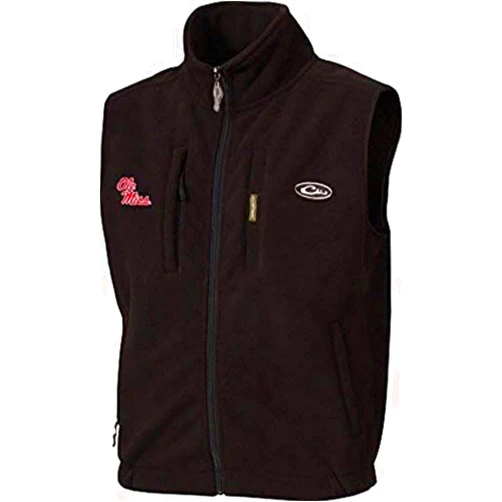 Drake Waterfowl Drake Ole Miss Breathlite 1/4 Zip White XL