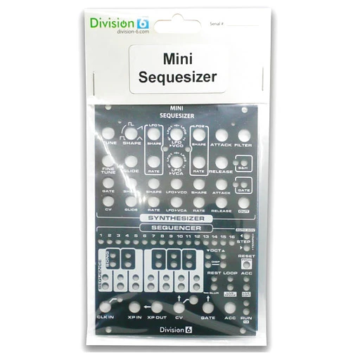Division 6 Mini Sequesizer PCB, Panel and ICs - Synth and Sequencer Eurorack PCB Set