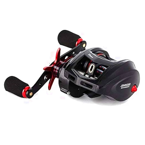 JOHNCOO Titan Baitcasting Reel Max Drag 13 Kgs Big Fish Fishing Reel for Saltwater and Freshwater Heavy Duty