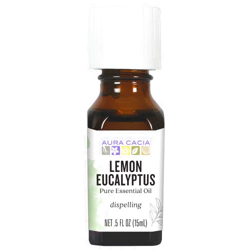 Aura Cacia Pure Lemon Eucalyptus Essential Oil | 0.5 fl. oz. | Corymbia citriodora
