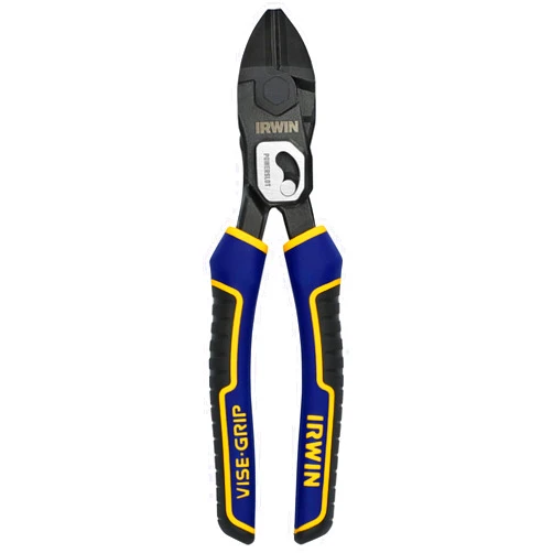 IRWIN VISE-GRIP Pliers, PowerSlot High Leverage Diagonal, 8 Inch (IWHT84001)