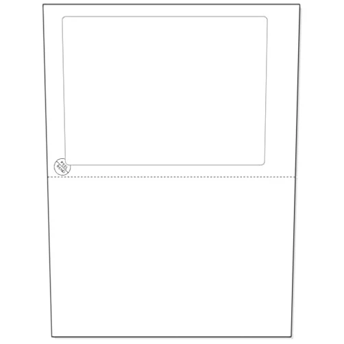 NextDayLabels - Click Ship Integrated Labels with Tear Off Receipt, Designed for Printing Online Labels. 8-1/2