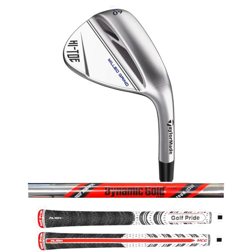 TaylorMade Milled Grind Hi Toe 3 RAW Wedges