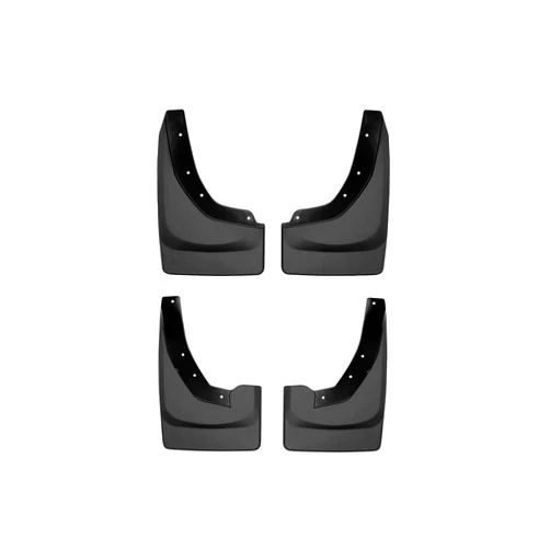 WeatherTech Custom No Drill Splash Guard MudFlaps for Ram 1500 TRX, Ram Truck 1500 TRX - Front & Rear Set (110137-120137), Black