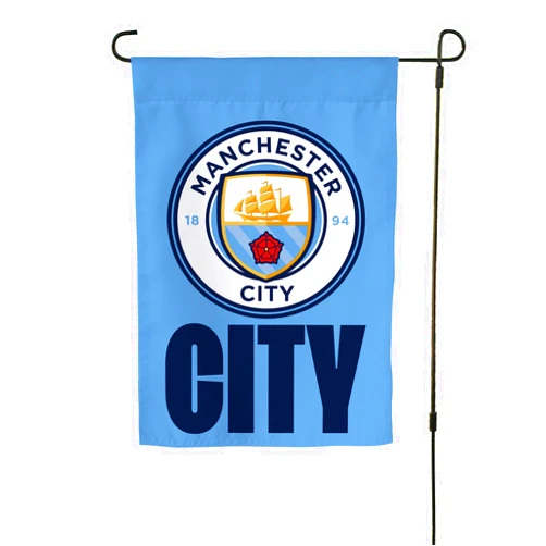 Desert Cactus Manchester City MC Garden Flag – 19 x 12 inch Football Soccer Manchester City Banner, For Outdoor Display and Events (Garden Flag B)