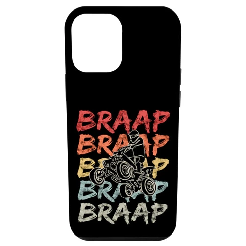 Retro Quad Biking Gift Idea For Men Women Kids iPhone 12 mini Vintage Braap Quad Biker Gift I ATV Four Wheeler Quad Bike Case