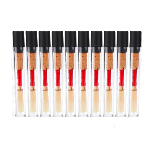 SolUptanisu 10pcs Bamboo Oboe Reeds,Medium Strength Soft Handmade Oboe Reeds Woodwind Instrument Replacement Accessory
