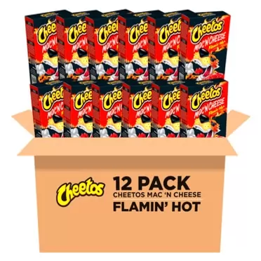 Cheetos Mac & Cheese Flamin' Hot 5.6oz Boxes (Pack of 12) 12ct Cheetos Mac & Cheese Flamin' Hot