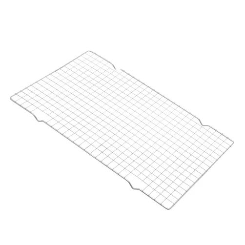 Coolbird 16 * 10 inch Cooling Rack for Baking, BBQ Grill Mesh Metal BBQ Barbecue Grill Grilling Mesh Wire Cooking Net Outdoor,Barbecue Grilled Grid【Silver】
