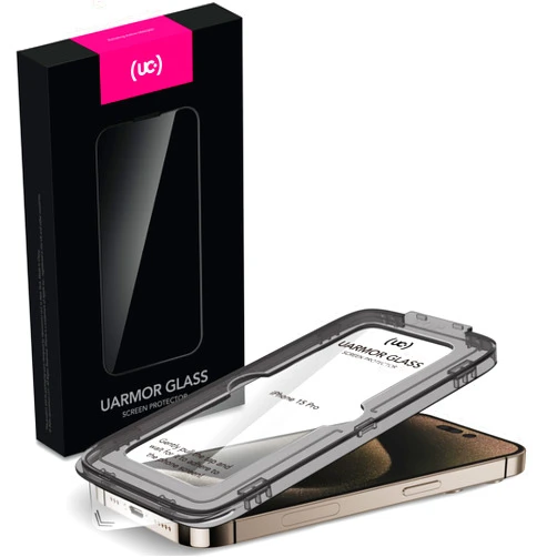 Upcommon UARMOR Glass HD Clear Screen Protector for iPhone 15 Pro (6.1