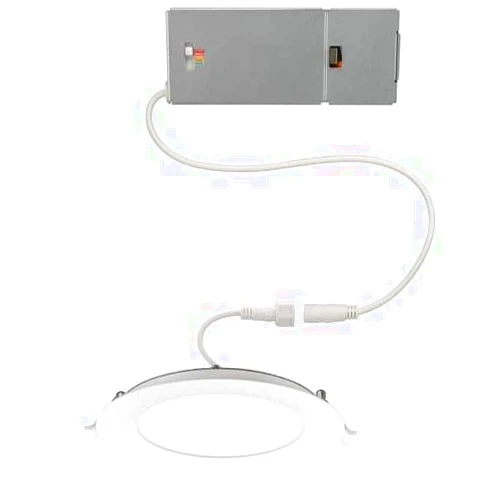 Commercial Electric Ultra Slim 6 in. Selectable CCT Canless Color LED Recessed Light Trim