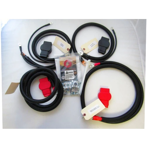 Custom Battery Cables Made in USA. Custom Battery Cables kit Compatible/Replacement for Dodge Ram 2500/3500 2007-2009 Gen 3.5 6.7L Cummins diesel The Original. pn 792