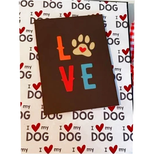 DWP PaperCrafts Dog Photo Book, 4 x 6 Photo Album, Love My Dog, Puppy Photo Album, Memory Book for Pet, New Dog, Doggy Photos,