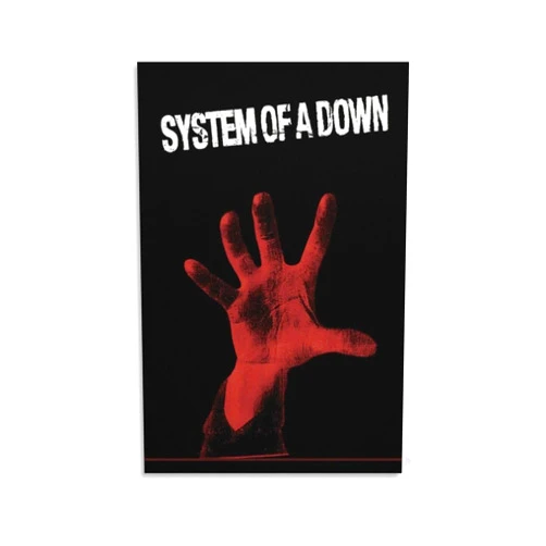 TALLJO System of A Down 3 Canvas Poster Bedroom Decoration Landscape Office Valentine's Birthday Gift Unframe-style12x18inch(30x45cm)