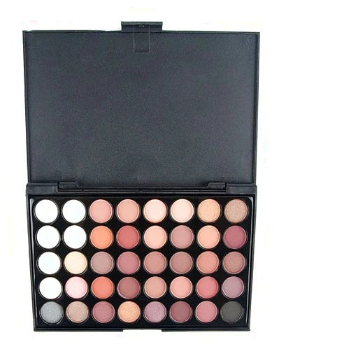 YARLADY 40 Colors Pro Pigmented Matte Shimmer Nature Eye Shadow Make up Palettes Matte and Shimmer Eyeshadow Palette, Brown Eye Shadows Long Lasting (E40-01)
