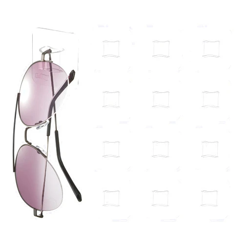 WEIMAISI Glasses Holder 12pack Sunglass Organizer Wall, Acrylic Sunglass Holder Clear Sunglasses Display Rack for Multiple Glasses, Eyeglass Holder for Office & Home Decor