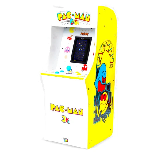 Arcade Classics Pac Man Jr Series Free Standing Machine, 3 Games, 8