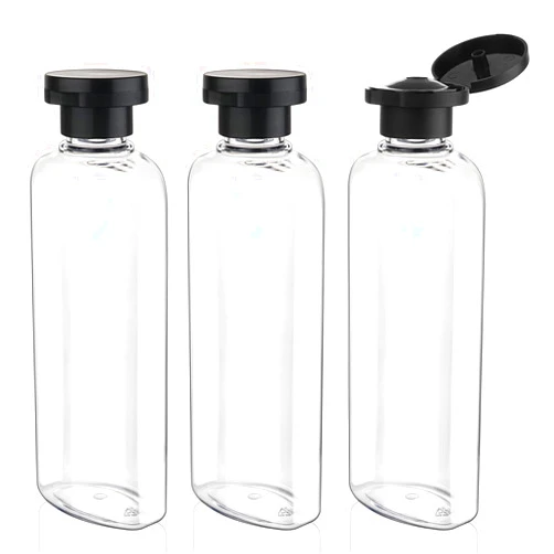 Wowang Travel Shampoo and Conditioner Bottles 7.7oz 3 Pack Leak Proof Squeeze Bottles with Flip Cap Refillable Containers Plastic Travel Toiletry Bottles for Lotion Shampoo Conditioner