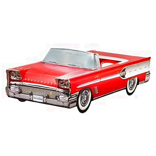 Dunwoody Specialty Sales - Classic Car Sets 12 Classic Car Party Food Boxes with Wax Paper - Grab Bag Variety Collection